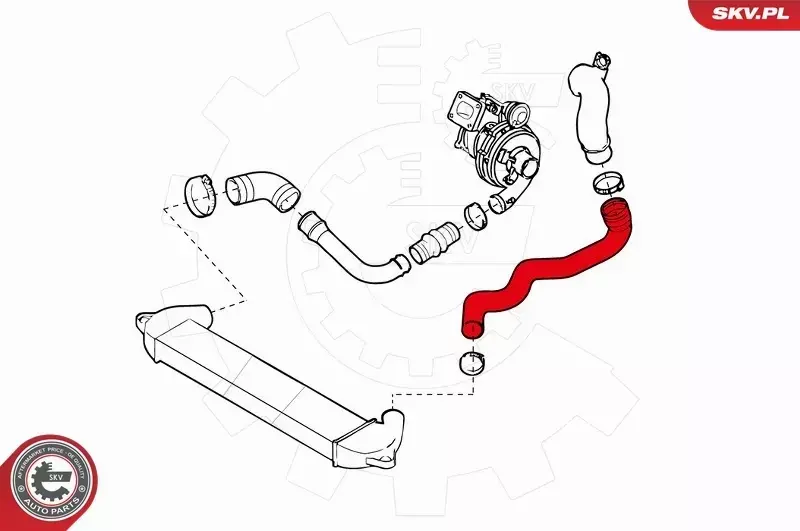 ESEN SKV PRZEWÓD TURBO 43SKV031 