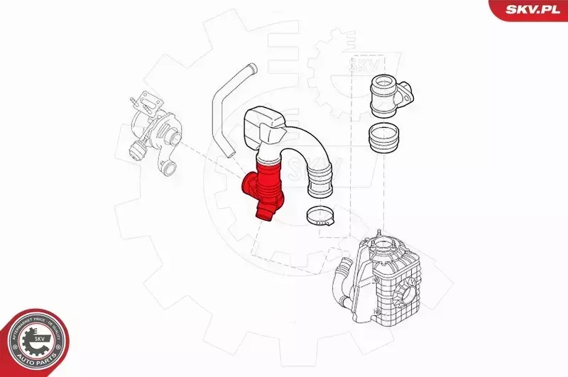 ESEN SKV PRZEWÓD TURBO 43SKV032 