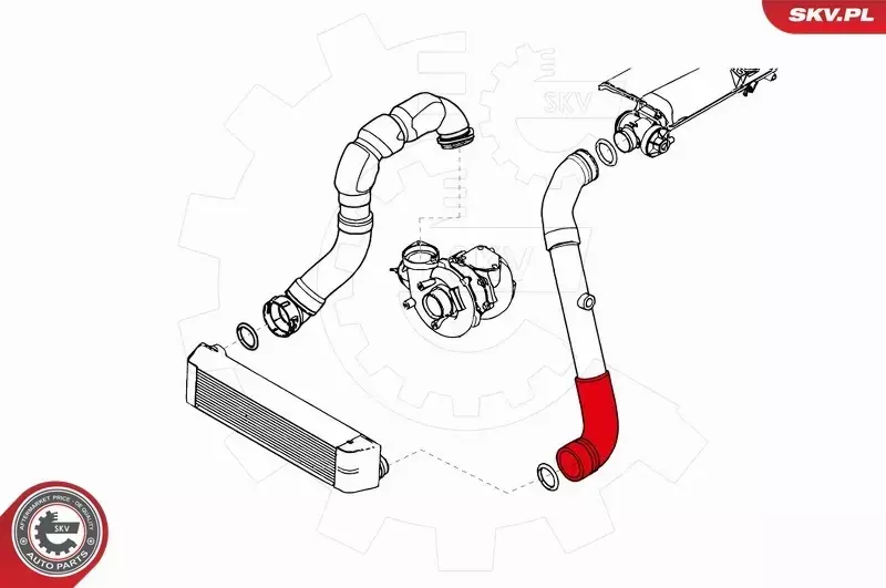 SKV PRZEWÓD TURBO 43SKV056 