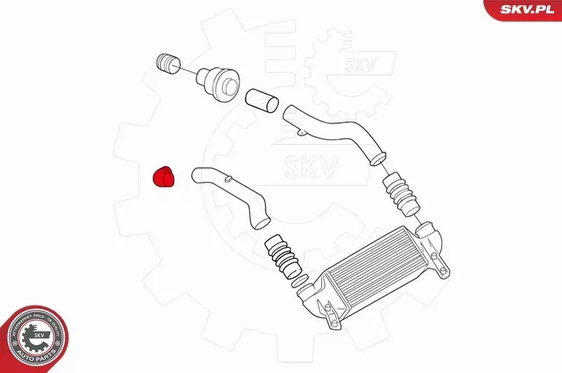 ESEN SKV PRZEWÓD TURBO 43SKV058 