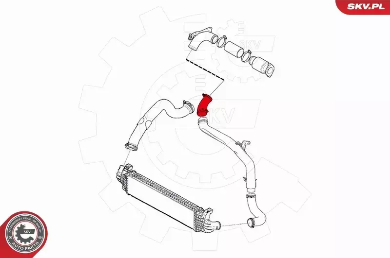 ESEN SKV PRZEWÓD INTERCOOLERA 43SKV059 