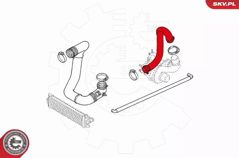 ESEN SKV PRZEWÓD TURBO 43SKV064 