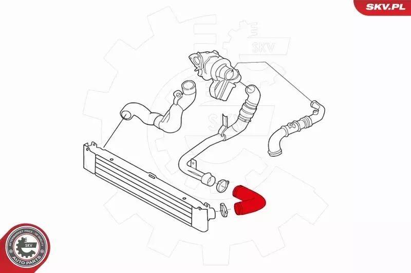 ESEN SKV PRZEWÓD TURBO 43SKV066 