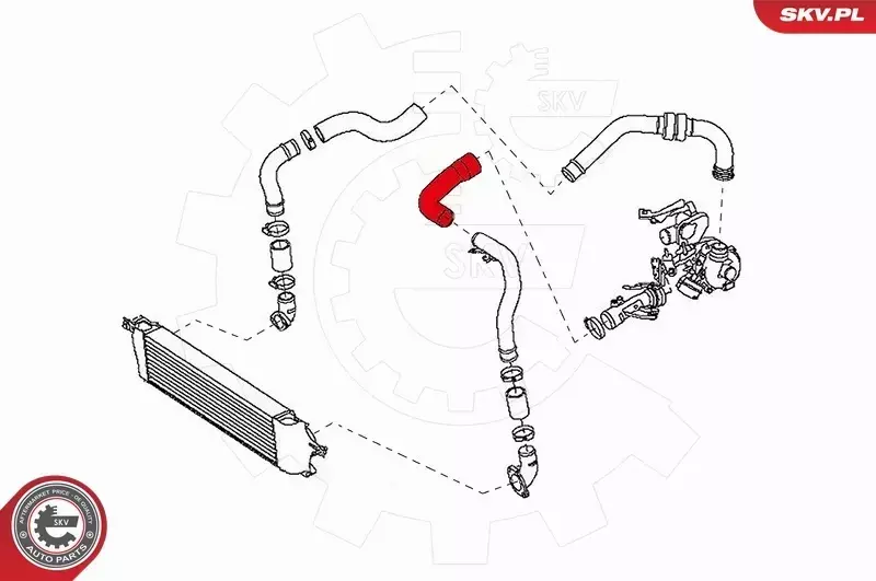 ESEN SKV PRZEWÓD TURBO 43SKV070 