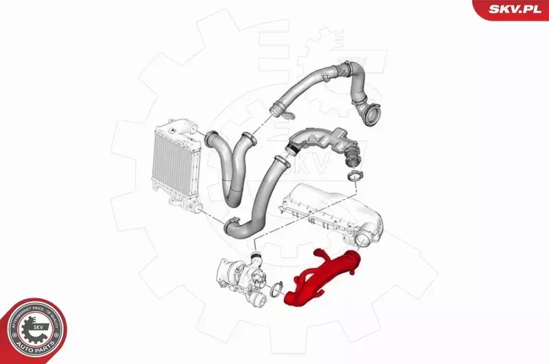 SKV PRZEWÓD POWIETRZA 43SKV087 