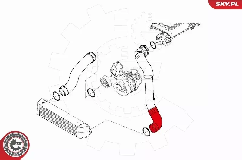 SKV PRZEWÓD TURBO 43SKV137 