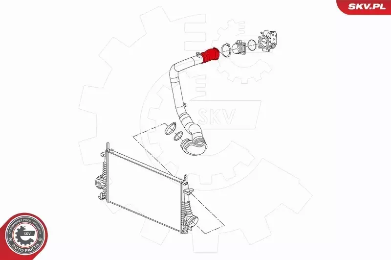 ESEN SKV PRZEWÓD TURBO 43SKV143 