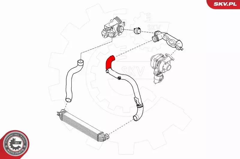 ESEN SKV PRZEWÓD TURBO 43SKV151 