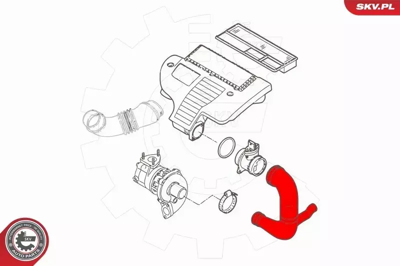 ESEN SKV PRZEWÓD TURBO 43SKV226 