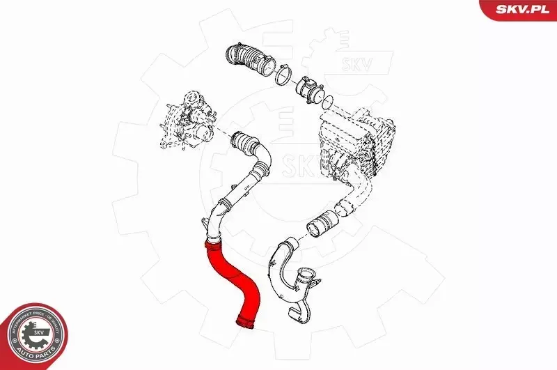 ESEN SKV PRZEWÓD TURBO 43SKV282 