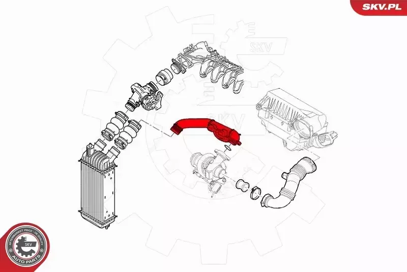 ESEN SKV PRZEWÓD TURBO 43SKV317 