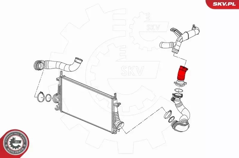 ESEN SKV PRZEWÓD TURBO 43SKV384 