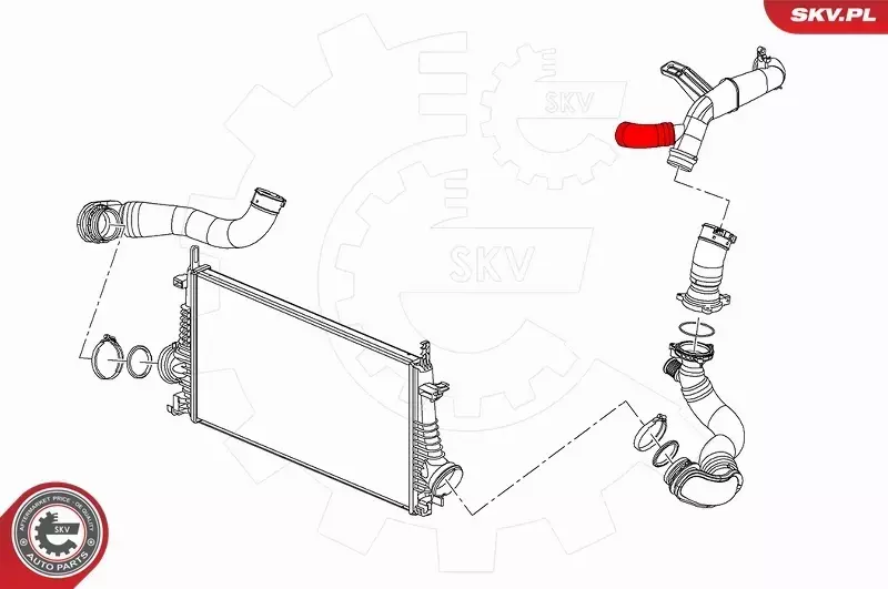 SKV PRZEWÓD TURBO 43SKV385 