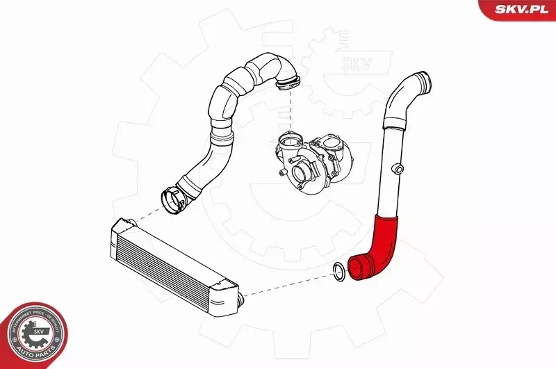 ESEN SKV PRZEWÓD TURBO 43SKV386 