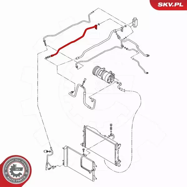 ESEN SKV PRZEWÓD KLIMATYZACJI 43SKV500 