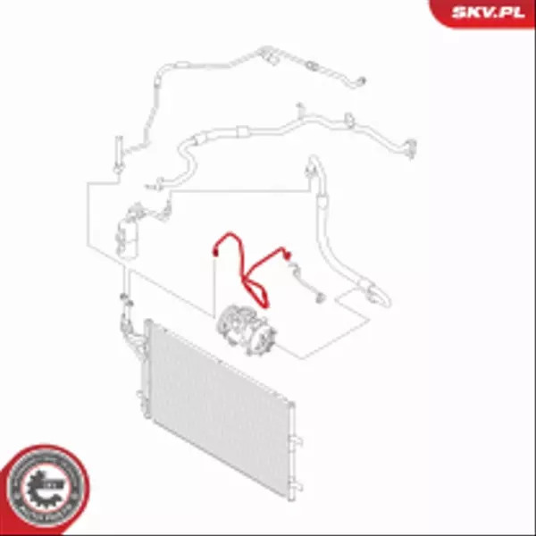 ESEN SKV PRZEWÓD KLIMATYZACJI 43SKV510 