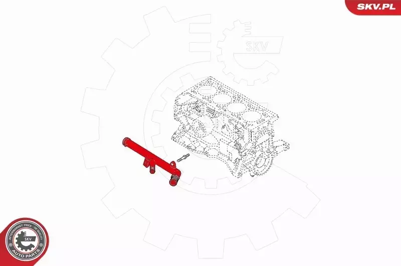 ESEN SKV PRZEWÓD CHŁODZENIA 43SKV748 