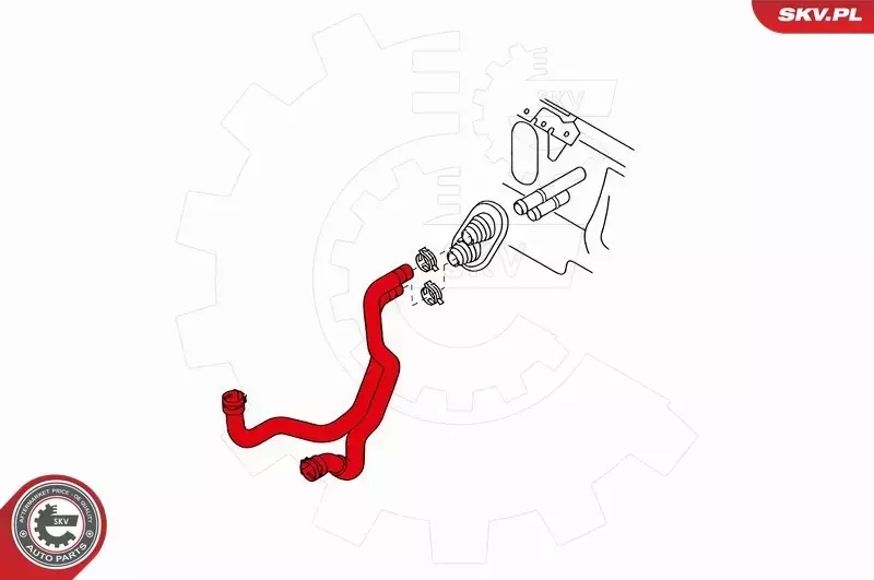 ESEN SKV PRZEWÓD CHŁODZENIA 43SKV822 