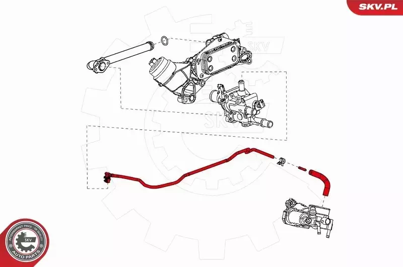 ESEN SKV PRZEWÓD CHŁODZENIA 43SKV824 