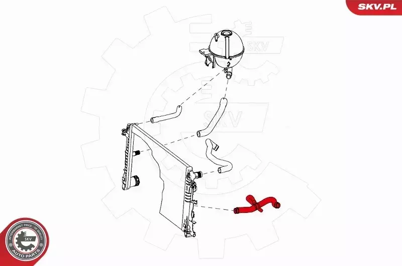 ESEN SKV PRZEWÓD CHŁODZENIA 43SKV865 