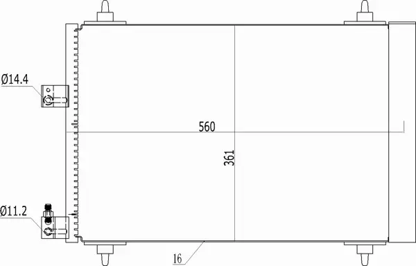 HART CHŁODNICA KLIMATYZACJI 606 541 