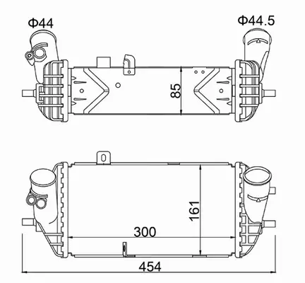 HART CHŁODNICA INTERCOOLER 630 299 