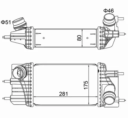 HART CHŁODNICA INTERCOOLER 630 304 