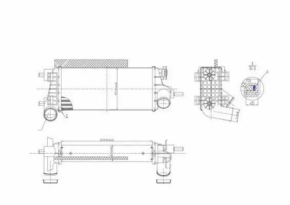 HART CHŁODNICA INTERCOOLER 620 810 