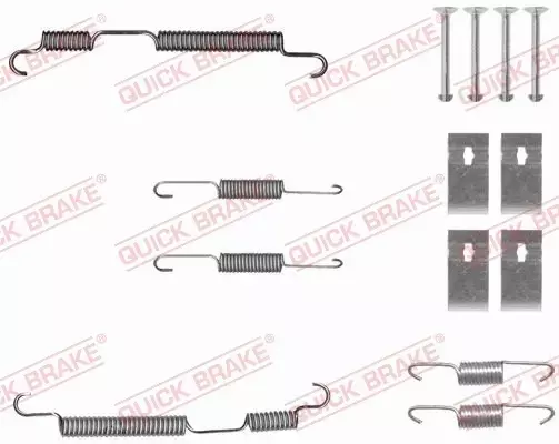 QUICK BRAKE ZESTAW MONTAŻOWY SZCZĘK 105-0050 