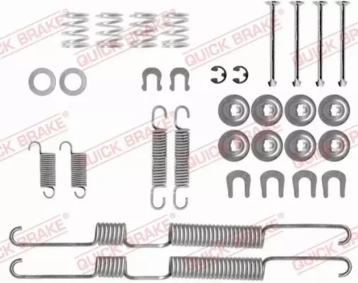 QUICK SPRĘŻYNY SZCZĘK HAMULCOWYCH 105-0698 