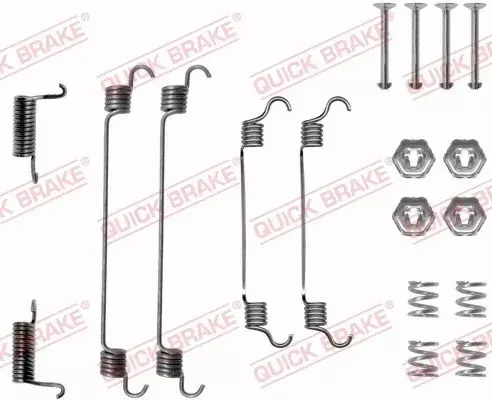 QUICK BRAKE ZESTAW MONTAŻOWY SZCZĘK 105-0737 