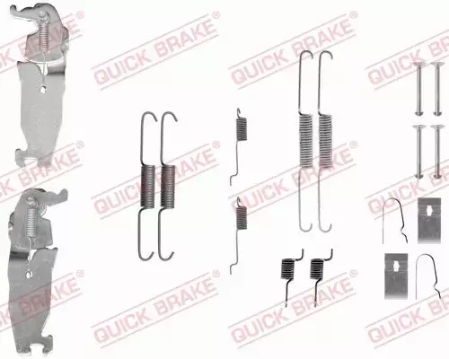 QUICK SPRĘŻYNY SZCZĘK HAMULCOWYCH 105-0811S 