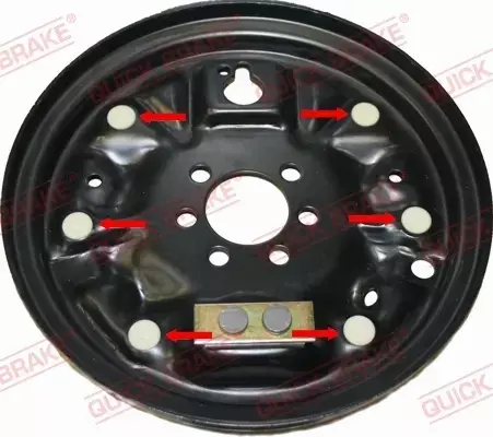 QUICK BRAKE ZESTAW MONTAŻOWY SZCZĘK 6858K 