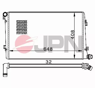 JPN CHŁODNICA SILNIKA 60C9063-JPN 