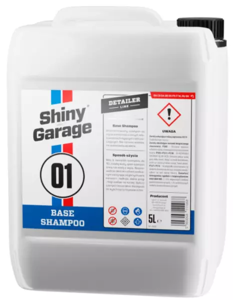 SHINY GARAGE BASE SHAMPOO SZAMPON SAMOCHODOWY 5L