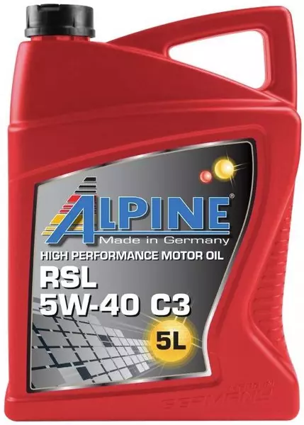 ALPINE RSL 5W40 C3 SN/CF VW 502.00/505.01 5L