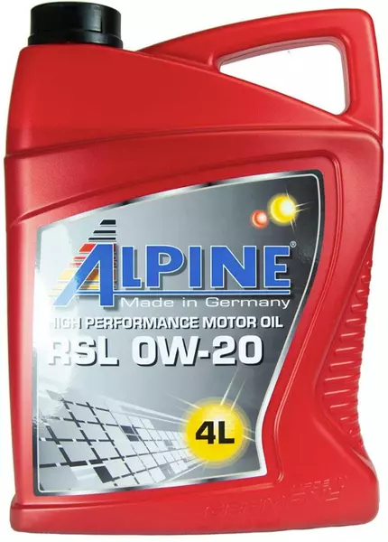 ALPINE RSL 0W20 SYNTHETIC API SP ILSAC GF-5 4L