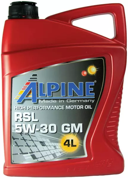 ALPINE RSL 5W30 GM A3/B4 SM/CF GERMANY 4L