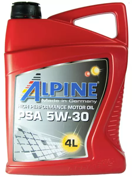 ALPINE PSA 5W30 C2 SYNTHETIC B71 2290 GERMANY 4L