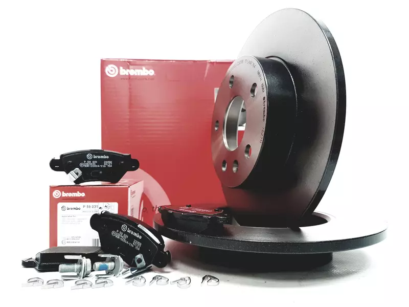 BREMBO TARCZE + KLOCKI TYŁ OPEL ASTRA G  ZAFIRA Ty