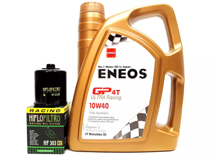 ENEOS ULTRA RACING GP4T 10W40 4L + FILTR HF303RC