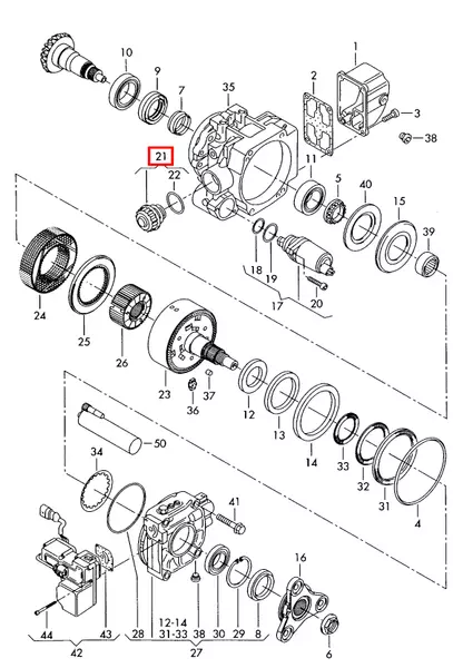 OE VAG FILTR OLEJU HALDEX AUDI A3 8L TT 8N