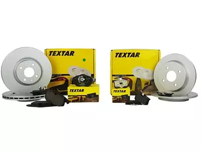 TEXTAR TARCZE+KLOCKI PRZÓD+TYŁ BMW 1 E81 E87 292MM