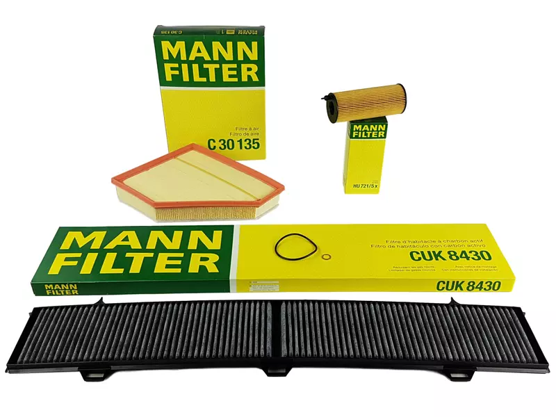 MANN ZESTAW FILTRÓW BMW 1 E81 E87 116D 118D