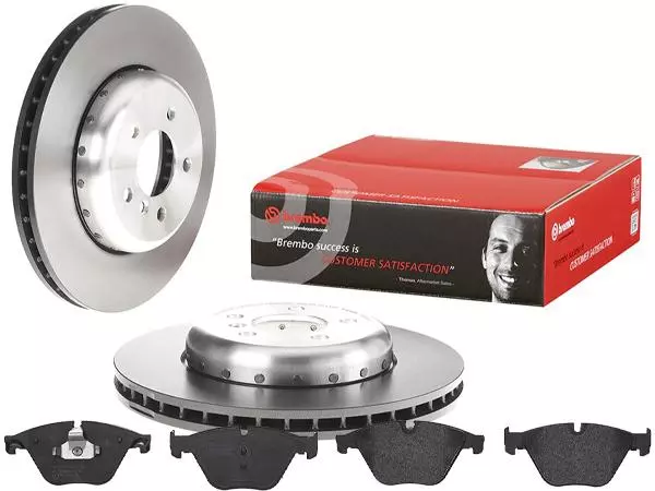 BREMBO TARCZE+KLOCKI PRZÓD BMW 6 F12 F13 348MM