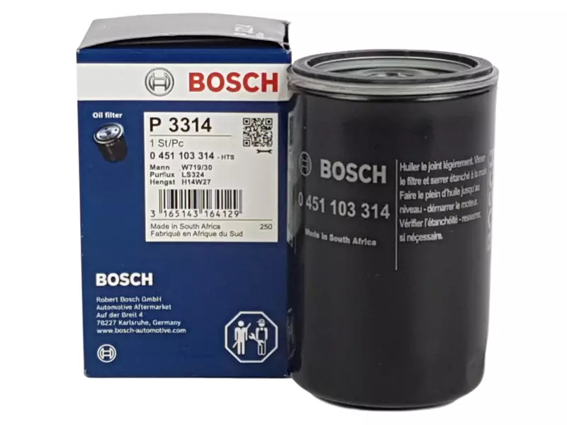 BOSCH ZESTAW FILTRÓW AUDI A3 8L1 1.6 1.8 1.8T 