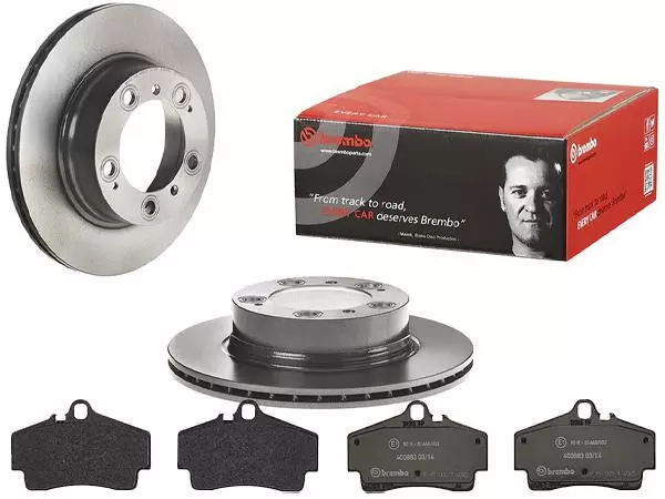 BREMBO TARCZE+KLOCKI T PORSCHE BOXSTER 986 292MM