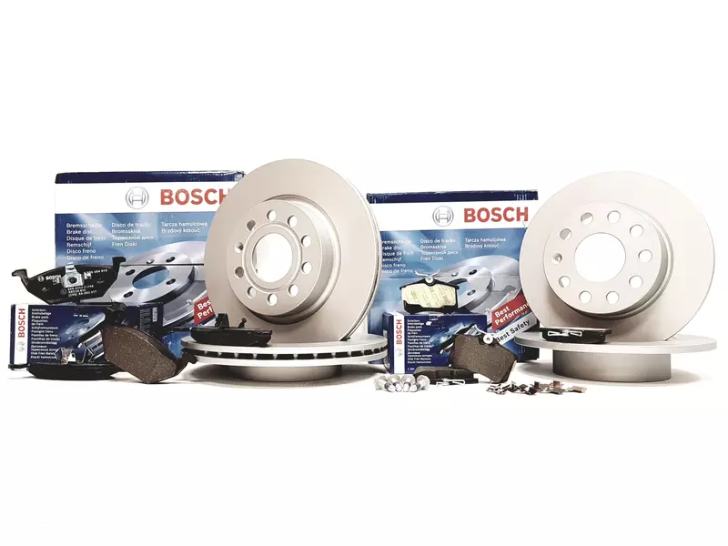 BOSCH TARCZE+KLOCKI PRZÓD+TYŁ SEAT LEON II 280MM