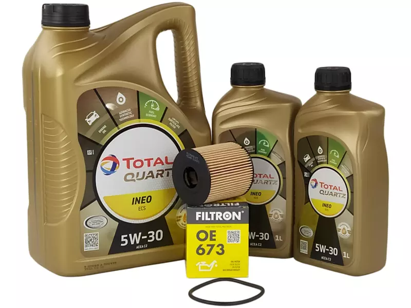 TOTAL INEO ECS 5W30 7L+FILTR OLEJU OE673