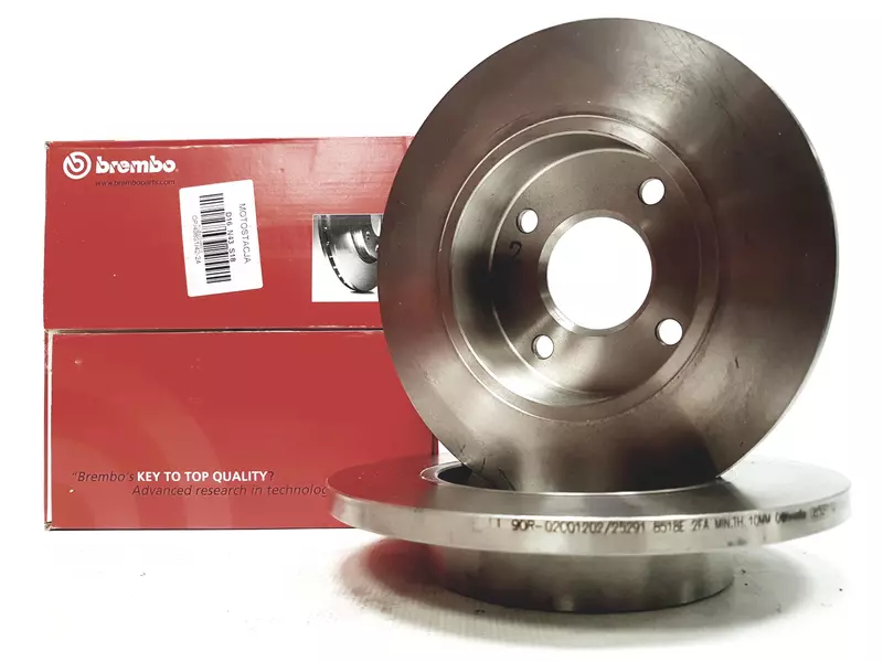 TARCZE BREMBO + KLOCKI BREMBO NISSAN MICRA K11 KOM 